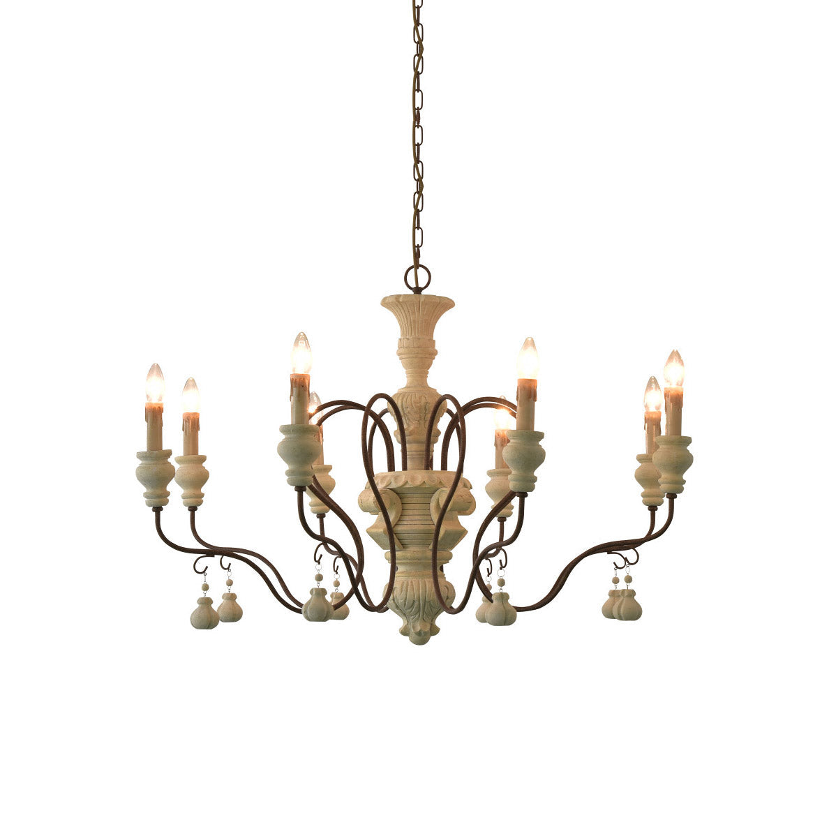 Quartz Postmodern Luxury Country Wooden Chandelier - Letslighting
