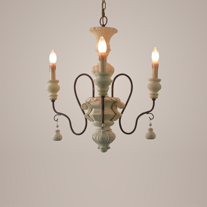 Quartz Postmodern Luxury Country Wooden Chandelier - Letslighting
