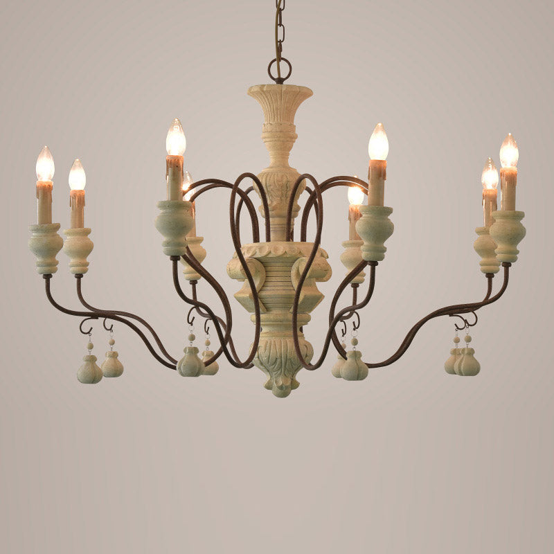 Quartz Postmodern Luxury Country Wooden Chandelier - Letslighting