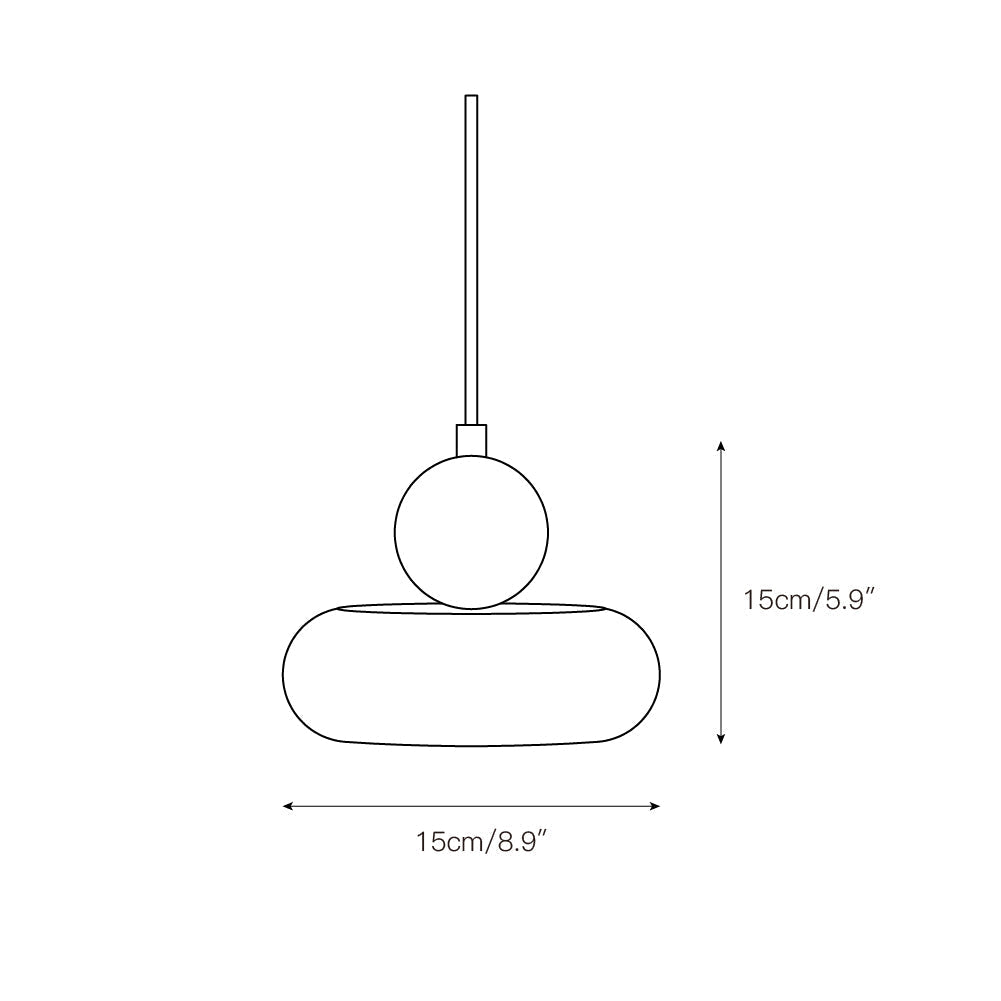 Ridge Modern Minimalist Marble Pendant Lamp - Letslighting