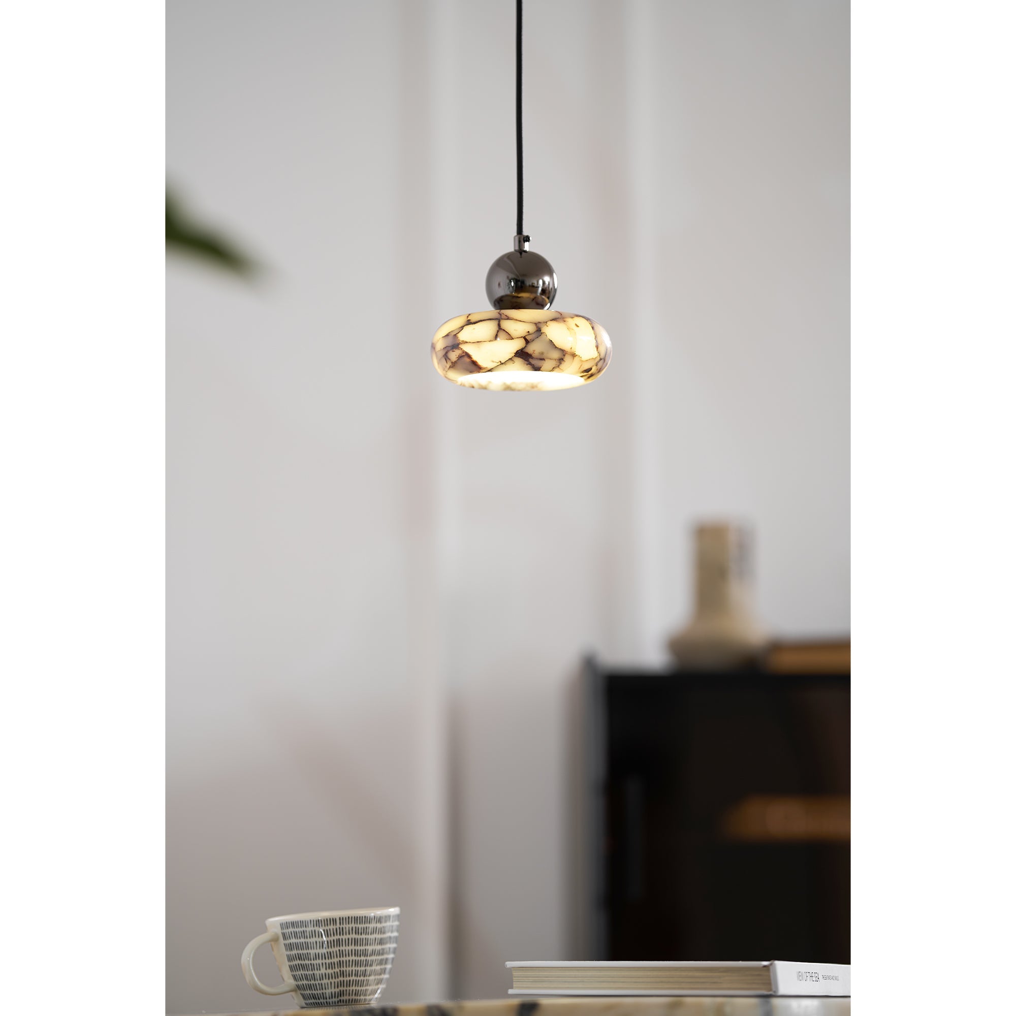 Ridge Modern Minimalist Marble Pendant Lamp - Letslighting
