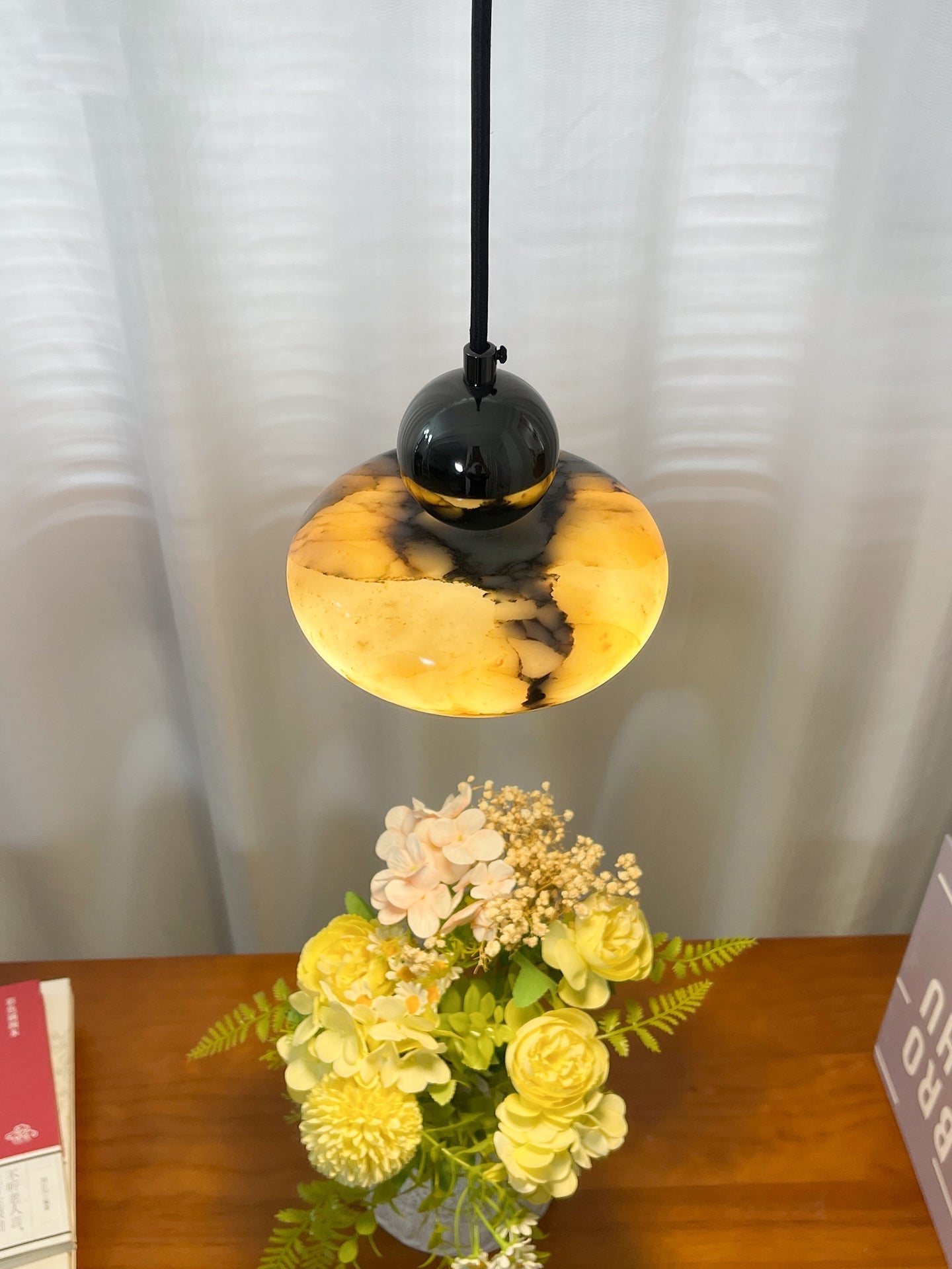Ridge Modern Minimalist Marble Pendant Lamp - Letslighting