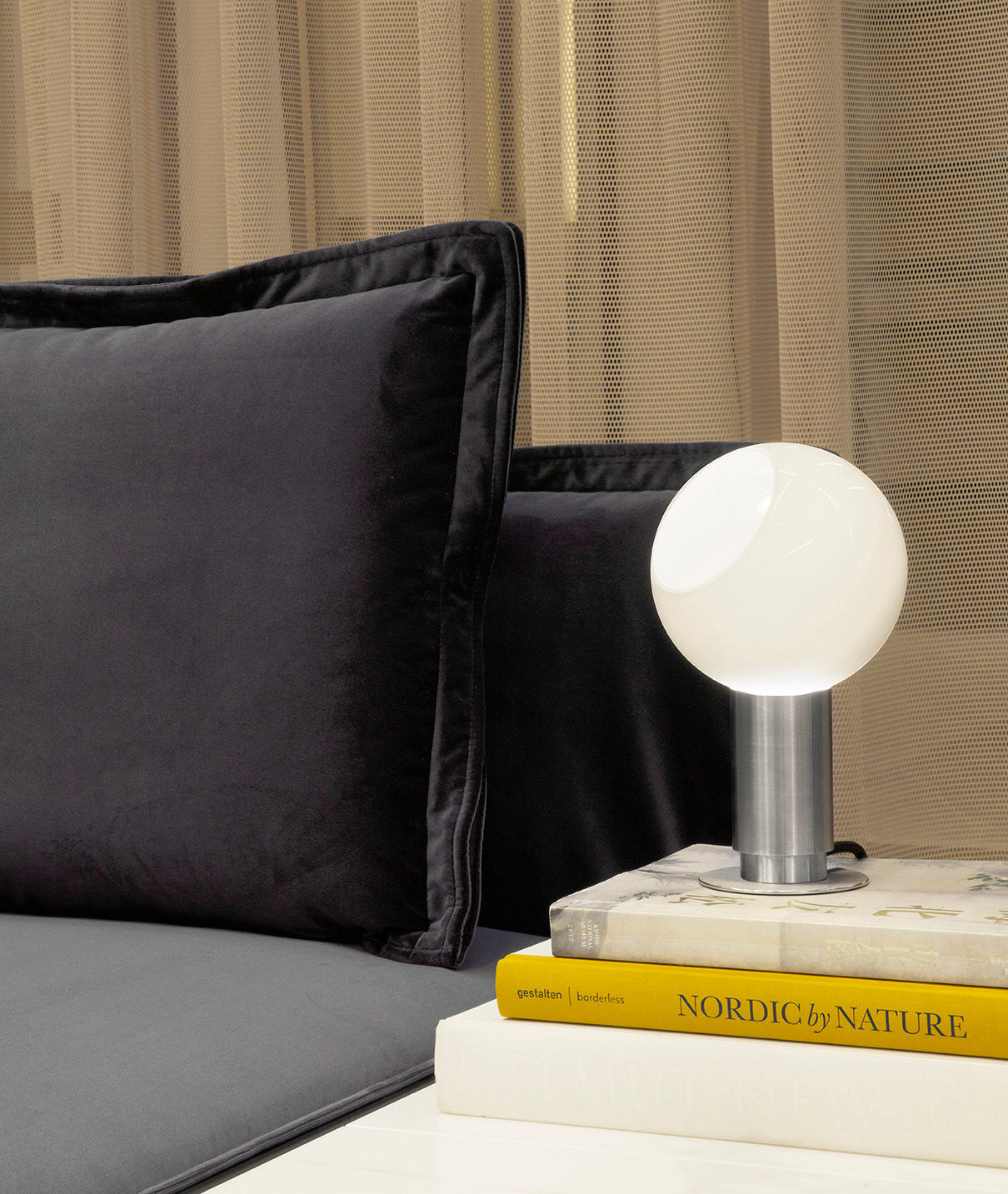Sole Modern Minimalist Sphere Brass Glass Wall Lamp - Letslighting