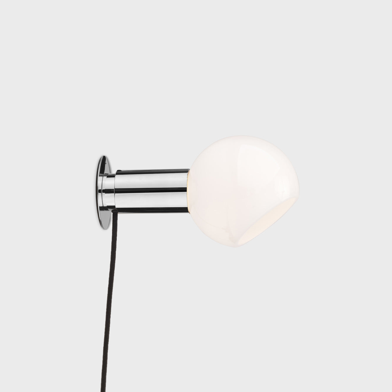 Sole Modern Minimalist Sphere Brass Glass Wall Lamp - Letslighting