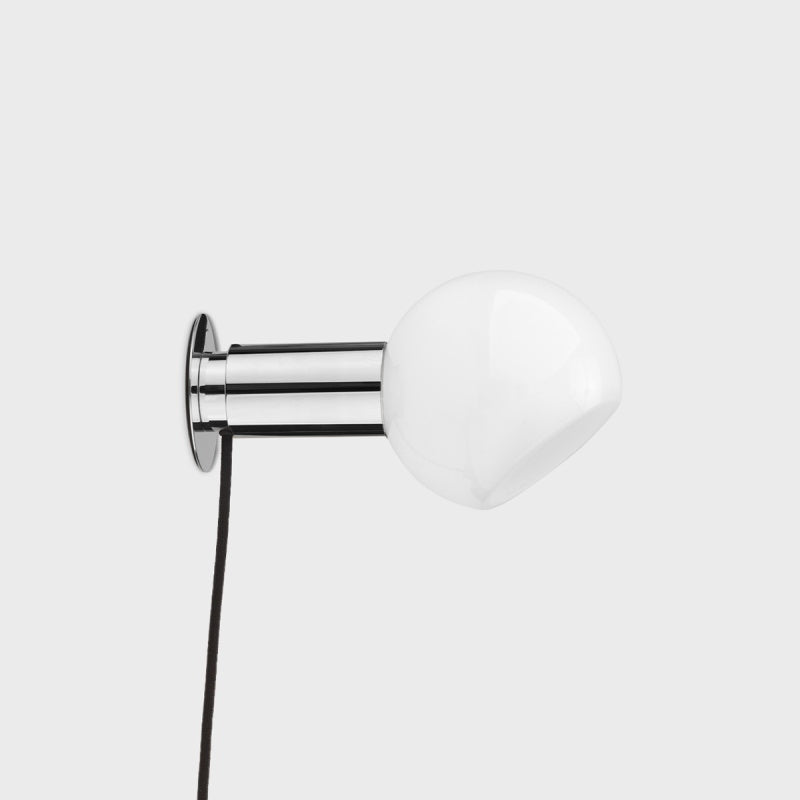 Sole Modern Minimalist Sphere Brass Glass Wall Lamp - Letslighting