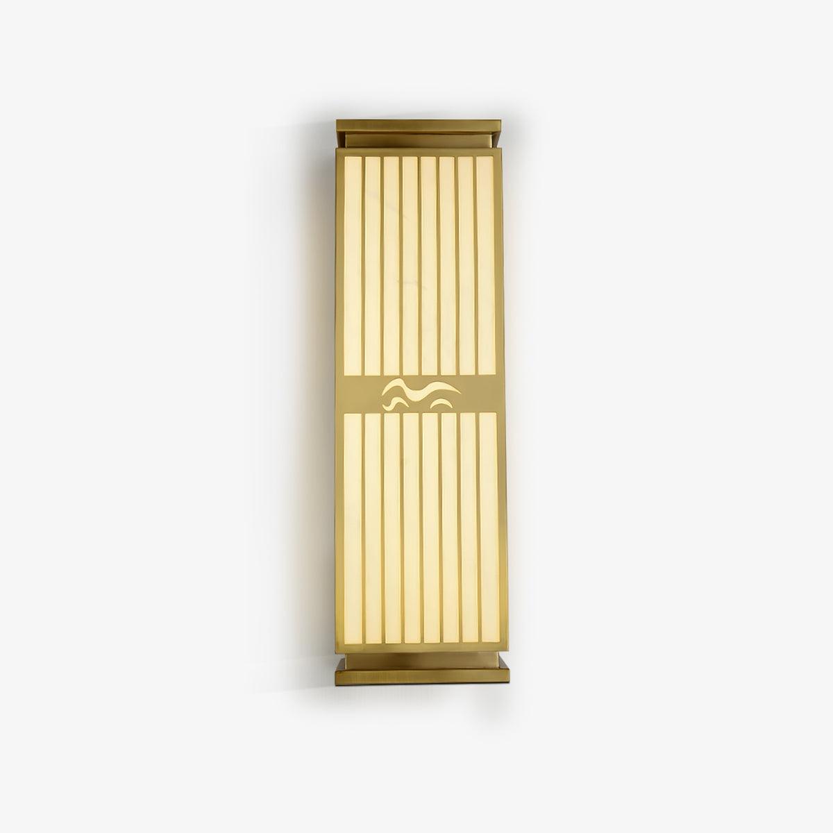 Lustra Wall Light Brass Oriental for Entryway - Letslighting