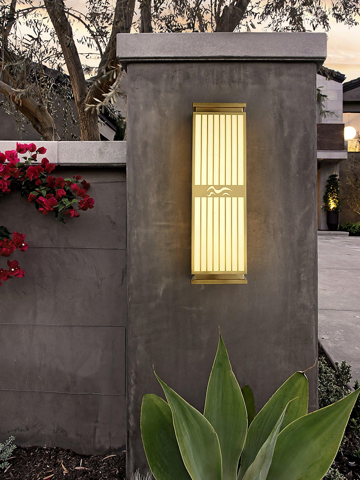 Lustra Wall Light Brass Oriental for Entryway - Letslighting