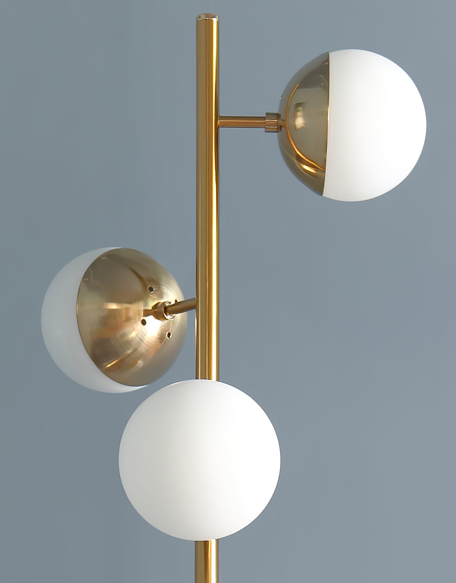 Myliryre Mid Century Brass Floor Lamp - Letslighting