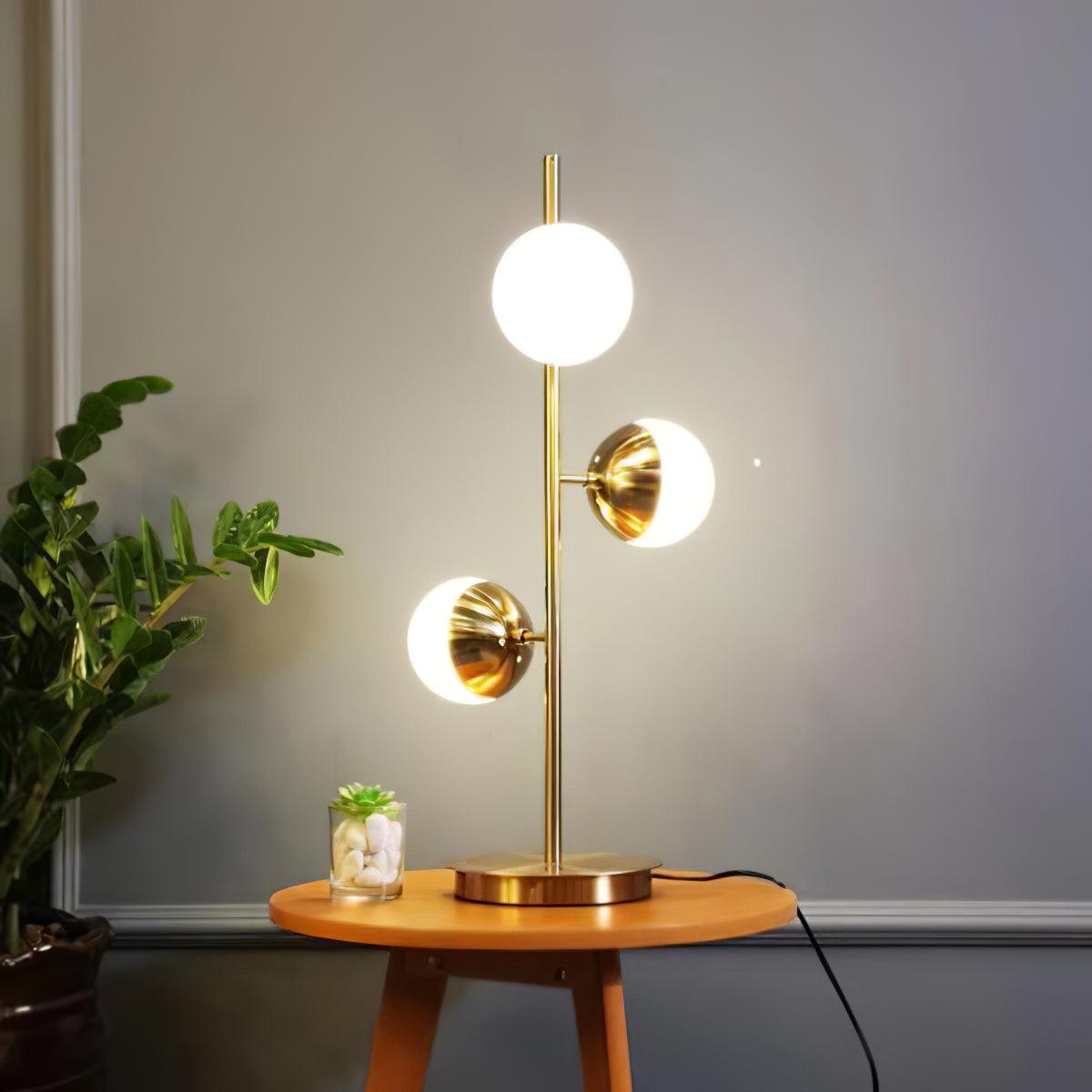 Myliryre Mid Century Brass Floor Lamp - Letslighting