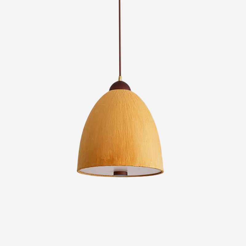 Doria Textured Rice-Paper Pendant Lamp - Letslighting