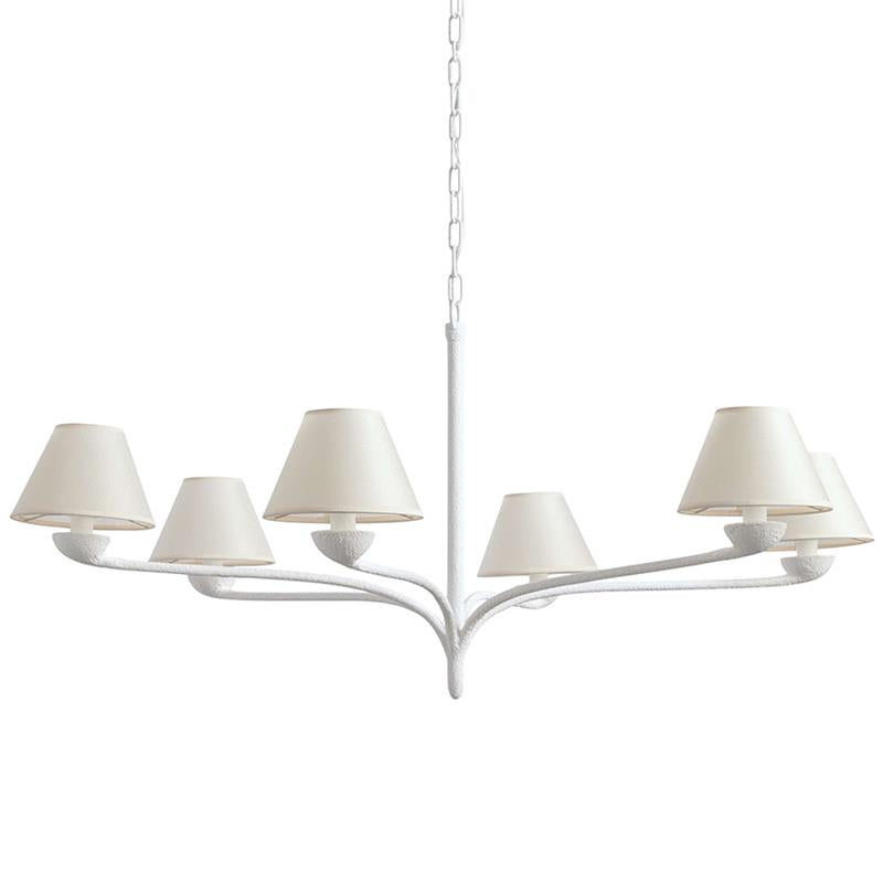 Upturn Elegance Vintage Resin Fabric Chandelier - Letslighting