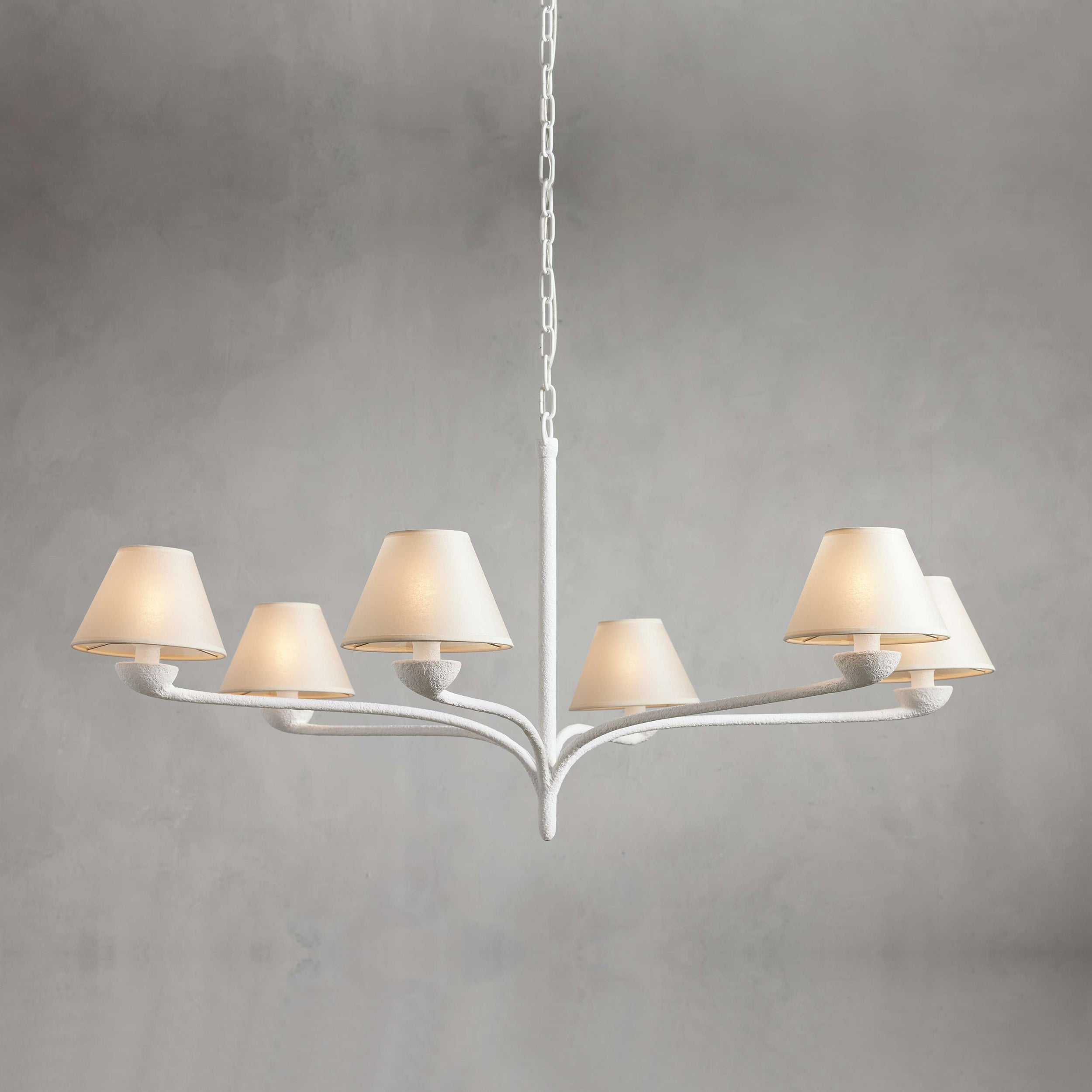 Upturn Elegance Vintage Resin Fabric Chandelier - Letslighting
