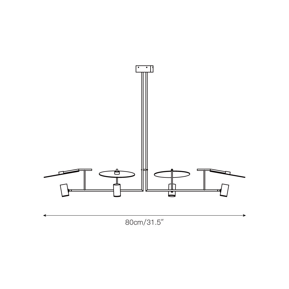 Warp Premium Elegance Linear Wooden Chandelier - Letslighting