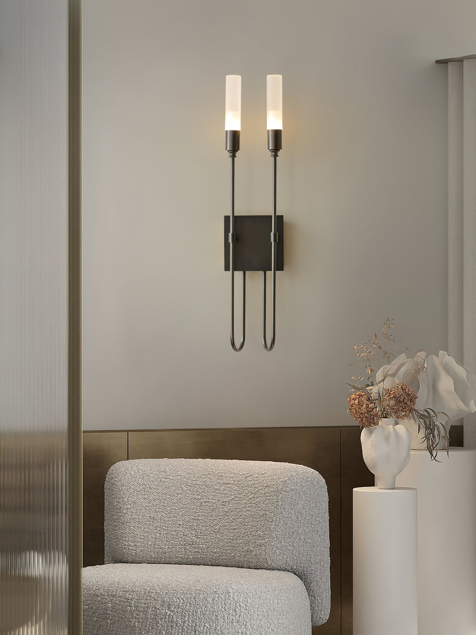 Lustra Wall Lamp Double Rod Minimalist - Letslighting