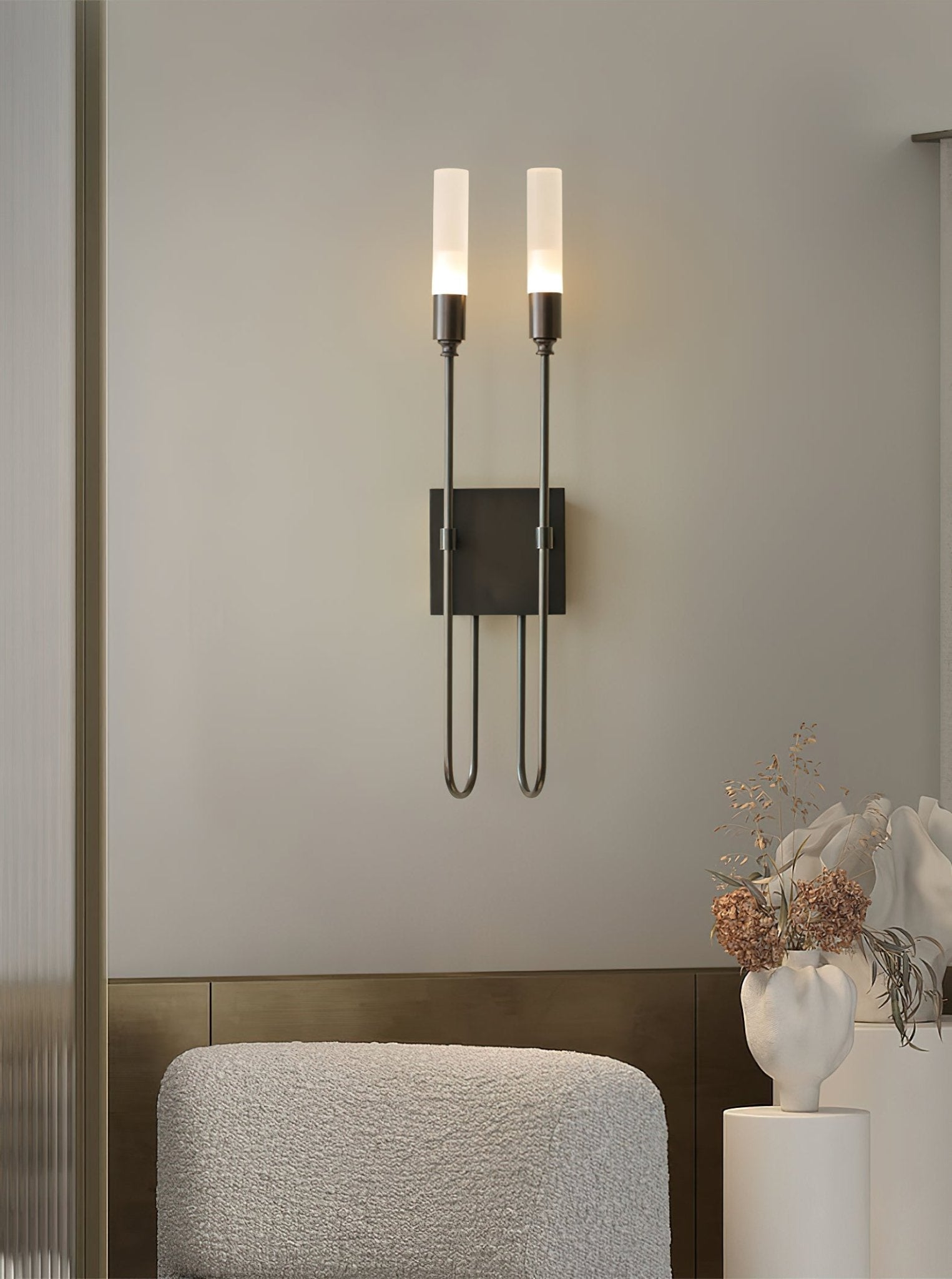 Lustra Wall Lamp Double Rod Minimalist - Letslighting