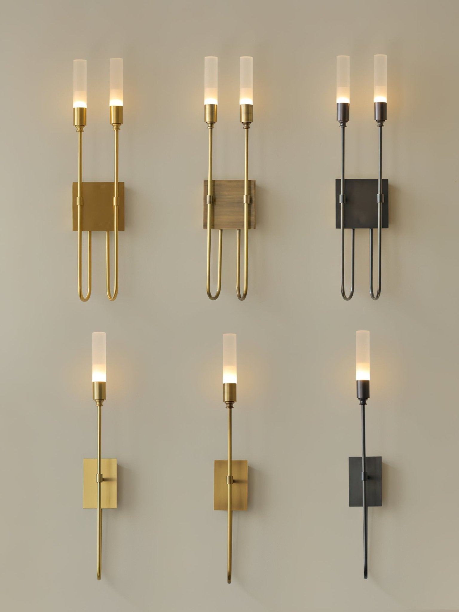 Lustra Wall Lamp Double Rod Minimalist - Letslighting