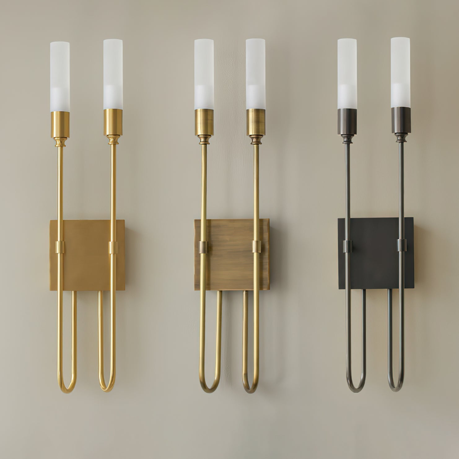 Lustra Wall Lamp Double Rod Minimalist - Letslighting