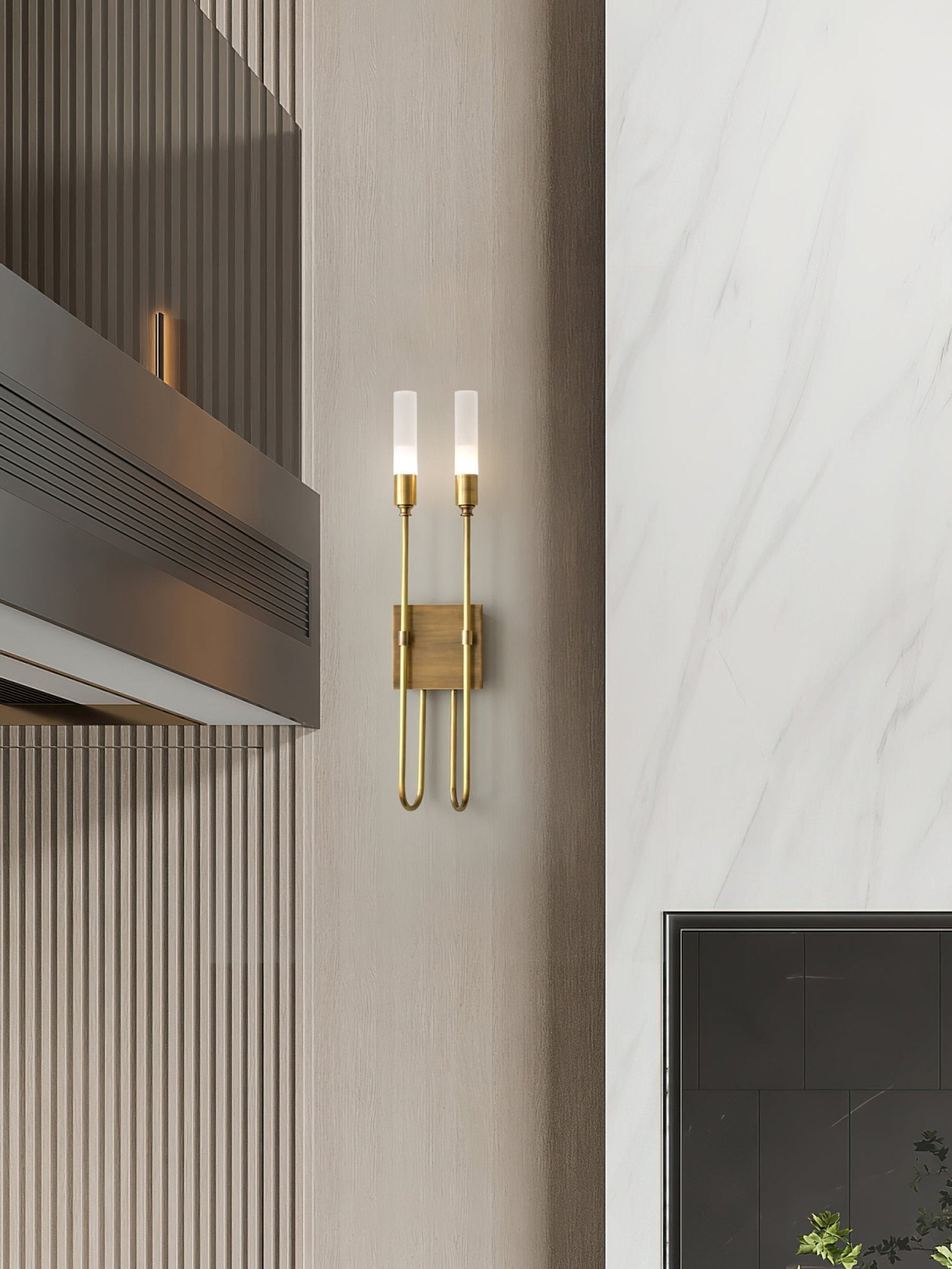 Lustra Wall Lamp Double Rod Minimalist - Letslighting