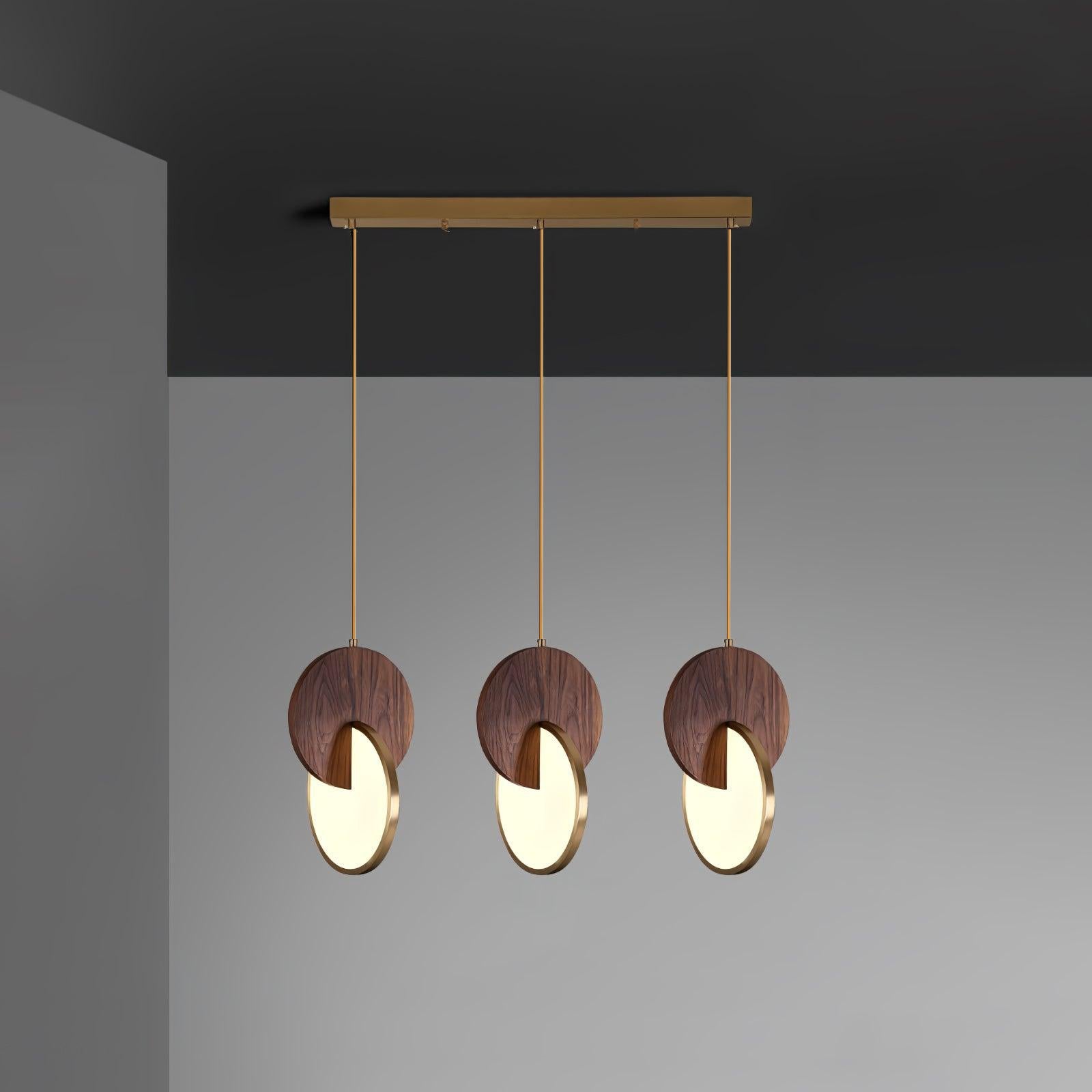 Lysola Wood Ring Pendant Light - Letslighting