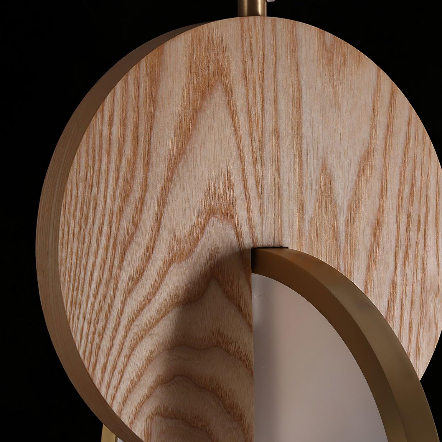 Lysola Wood Ring Pendant Light - Letslighting