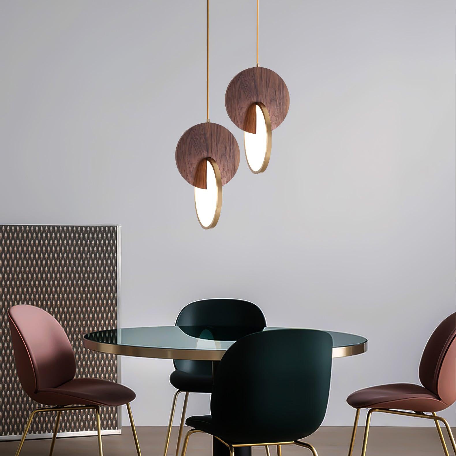 Lysola Wood Ring Pendant Light - Letslighting