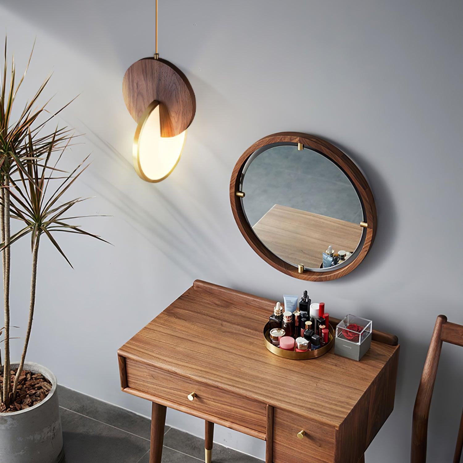 Lysola Wood Ring Pendant Light - Letslighting