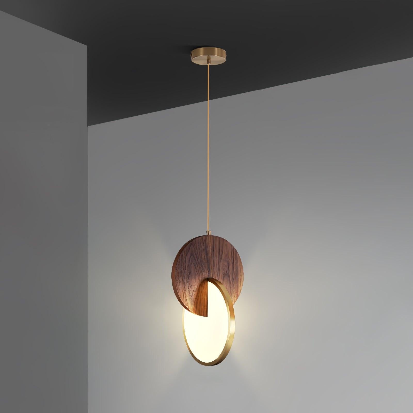 Lysola Wood Ring Pendant Light - Letslighting