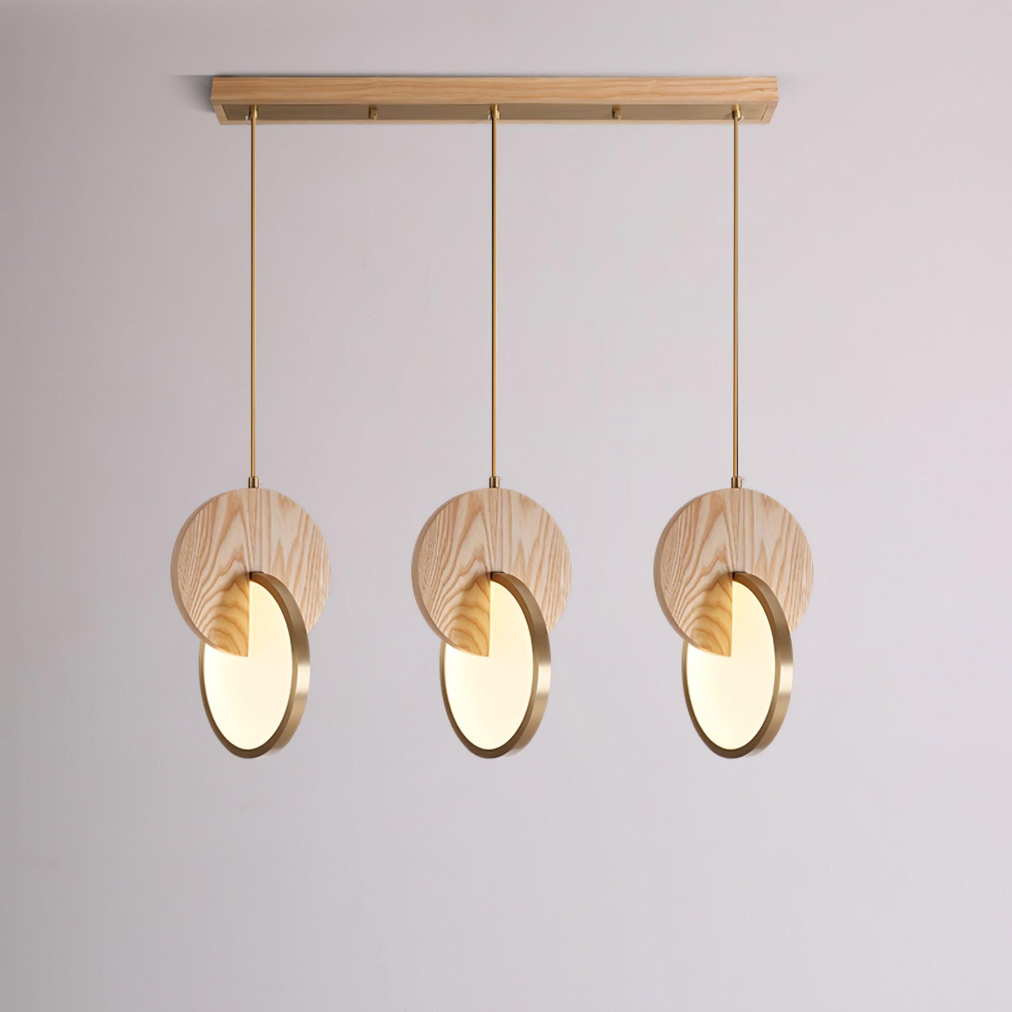 Lysola Wood Ring Pendant Light - Letslighting