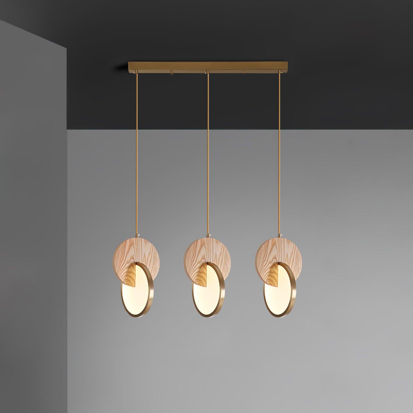 Lysola Wood Ring Pendant Light - Letslighting