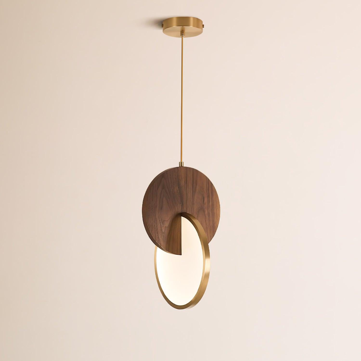 Lysola Wood Ring Pendant Light - Letslighting
