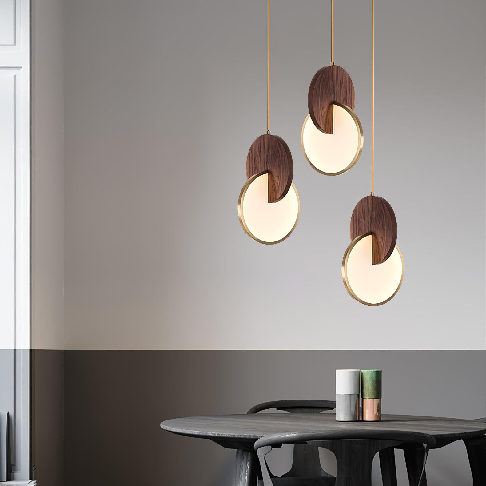 Lysola Wood Ring Pendant Light - Letslighting