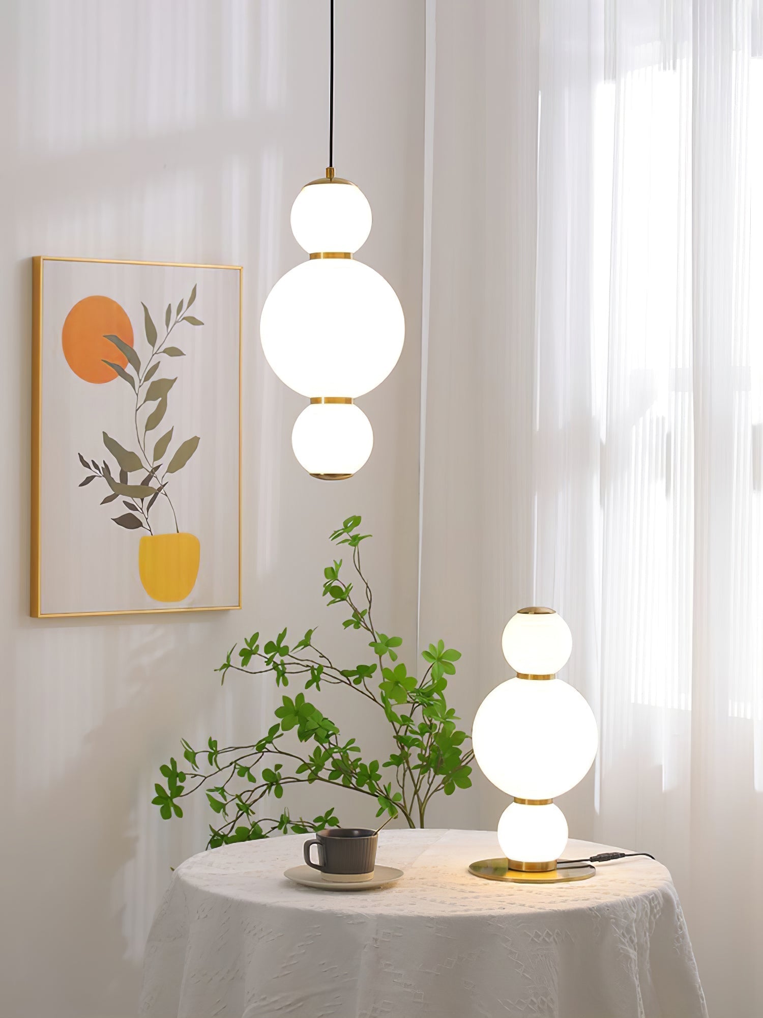 Frankie Minimalist Glass Pendant Light - Letslighting