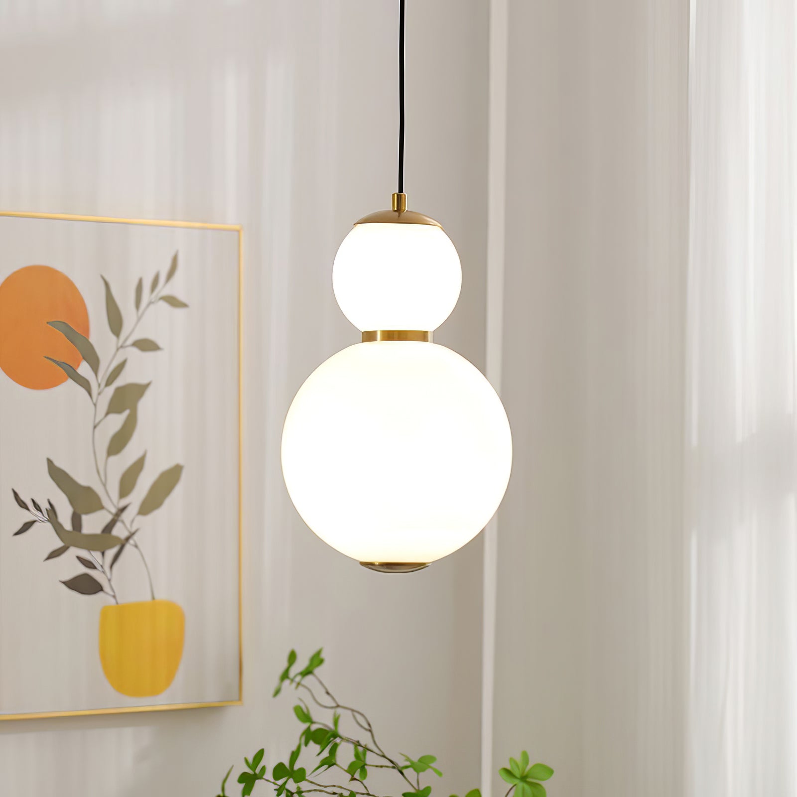 Frankie Minimalist Glass Pendant Light - Letslighting