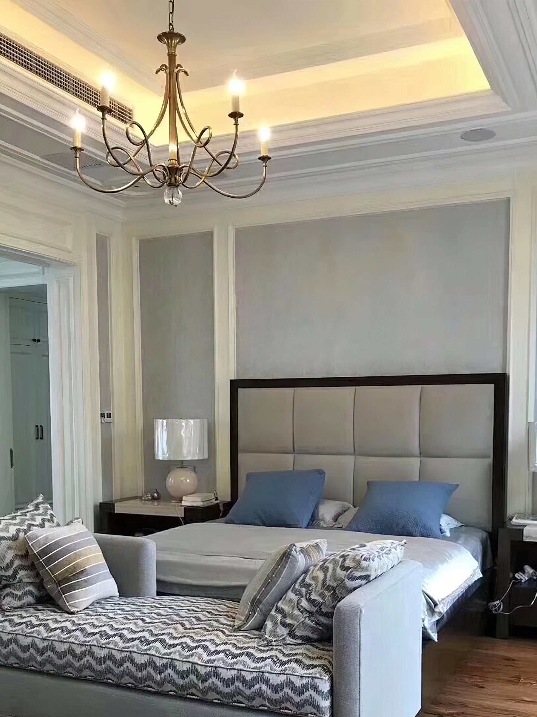 Braid Vintage Double Twist Brass Crystal Chandelier - Letslighting