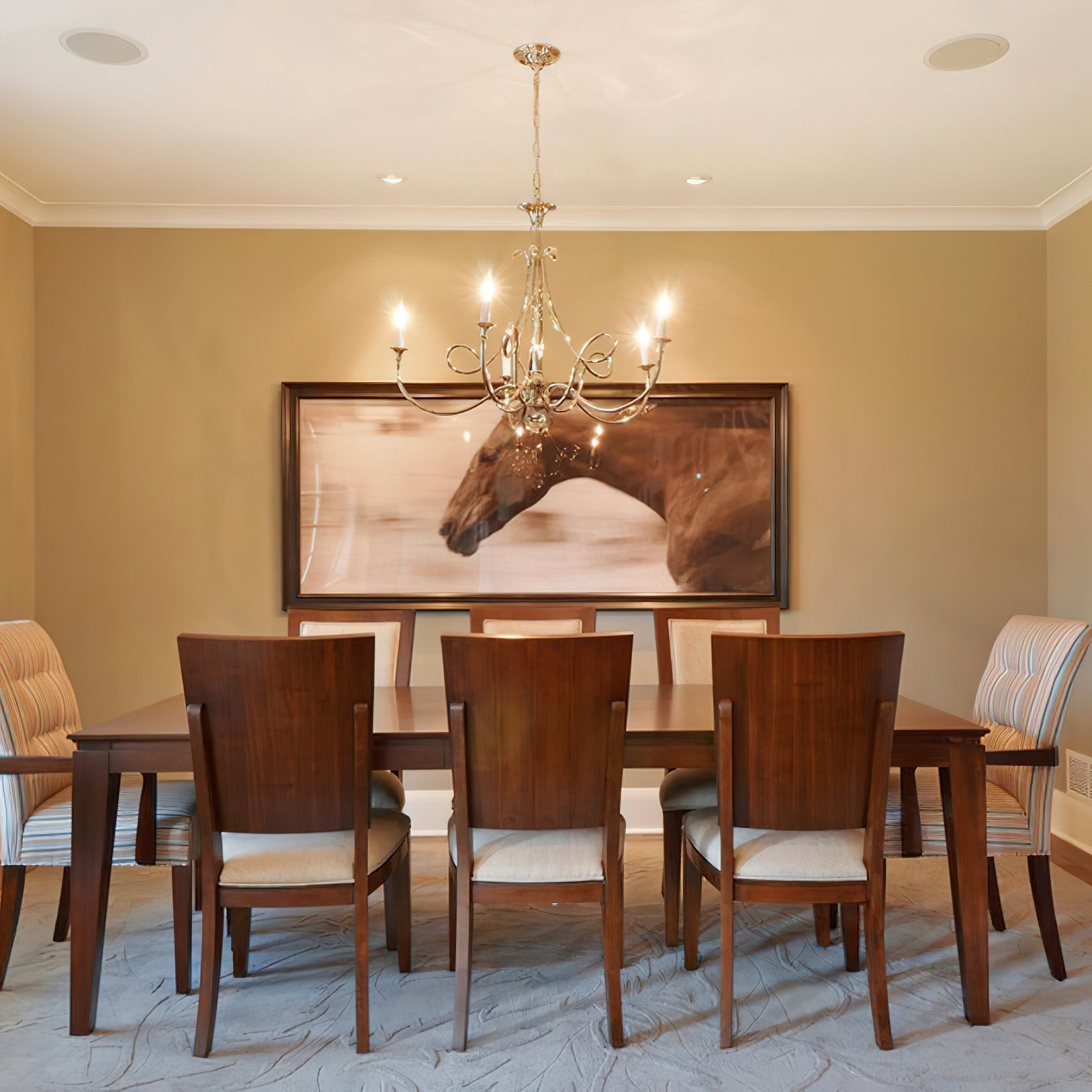 Braid Vintage Double Twist Brass Crystal Chandelier - Letslighting