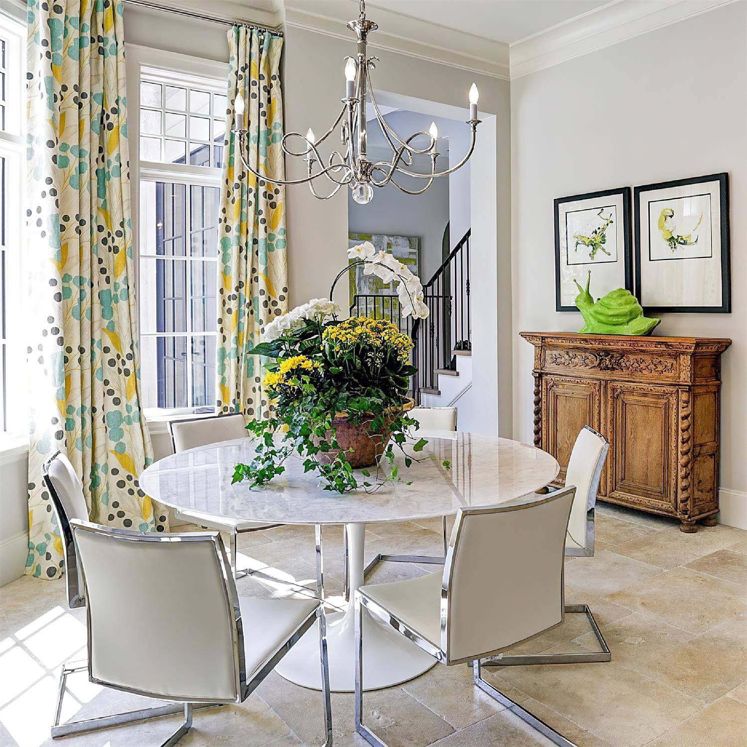 Double Twist Chandelier Ribbon-Arm Grandeur - Letslighting