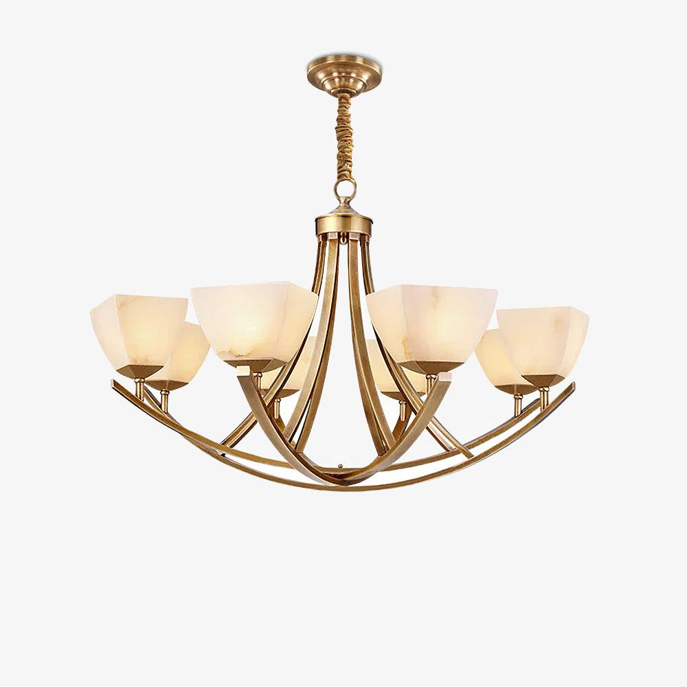 Crown Classic Brass Chandelier - Letslighting