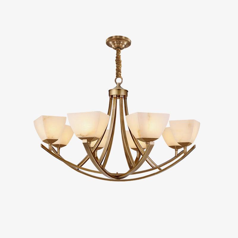 Crown Classic Brass Chandelier - Letslighting