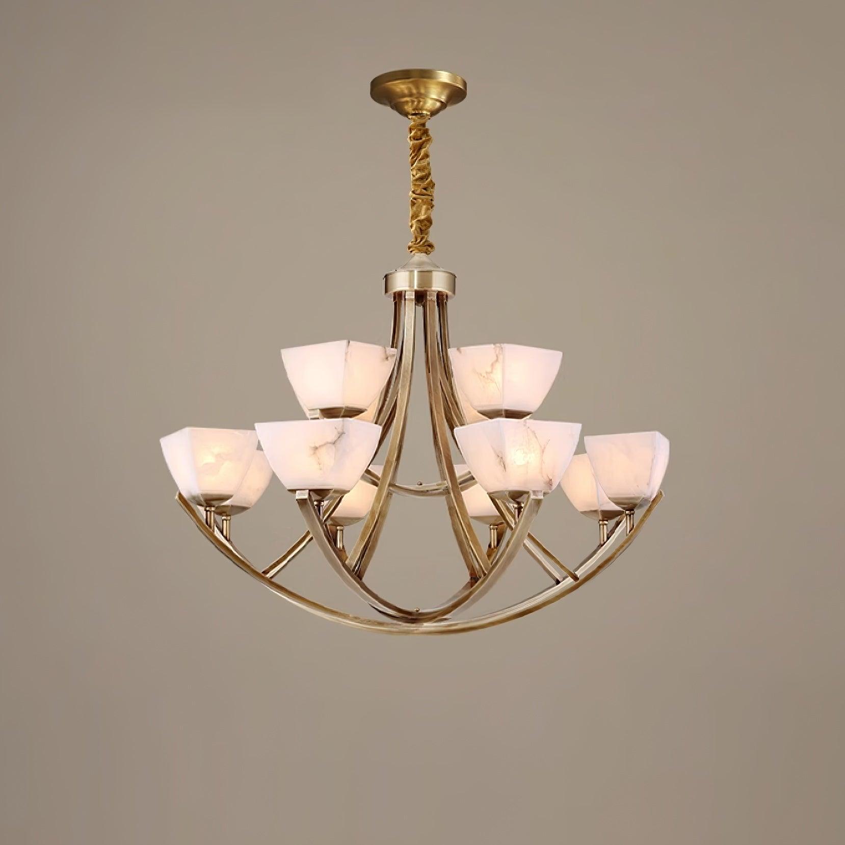 Crown Classic Brass Chandelier - Letslighting