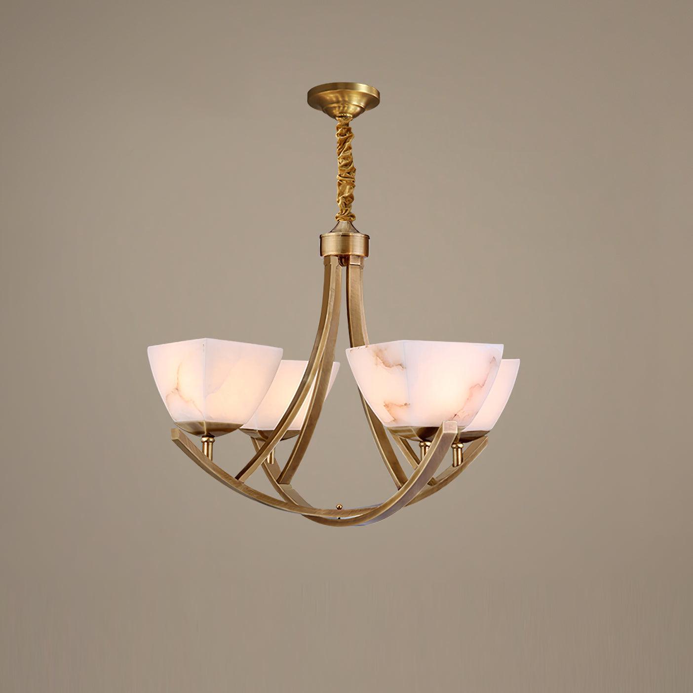Crown Classic Brass Chandelier - Letslighting