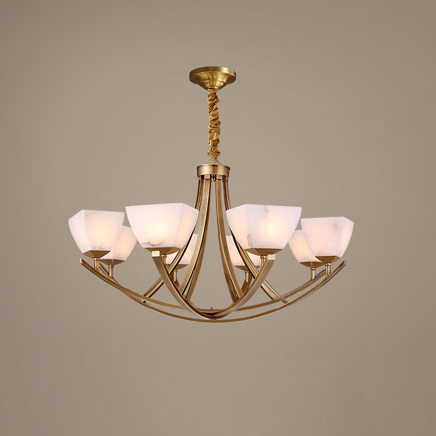Crown Classic Brass Chandelier - Letslighting