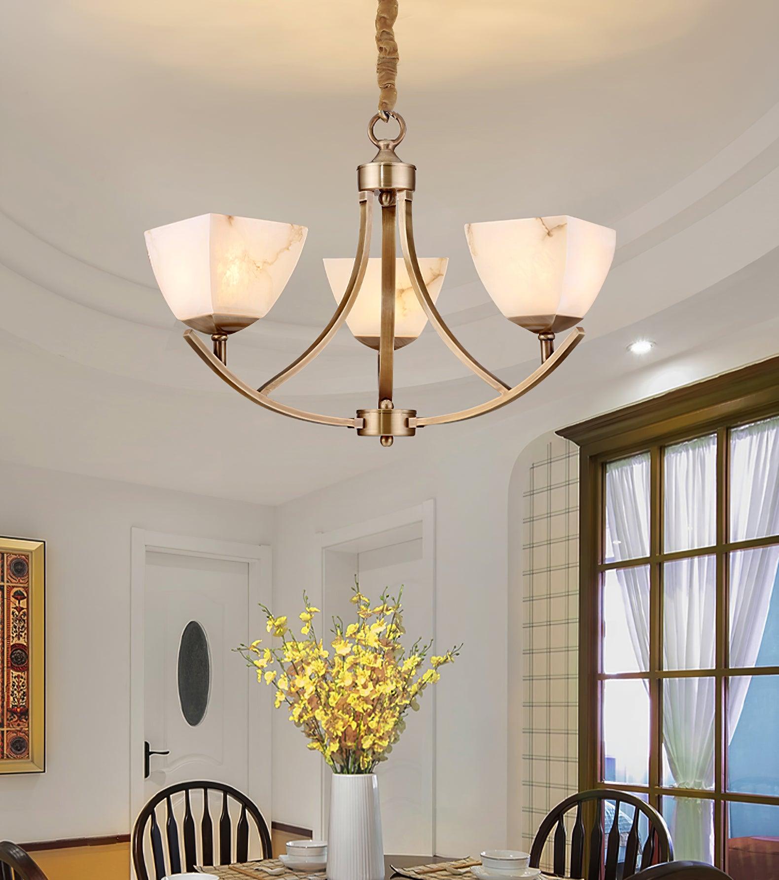 Crown Classic Brass Chandelier - Letslighting