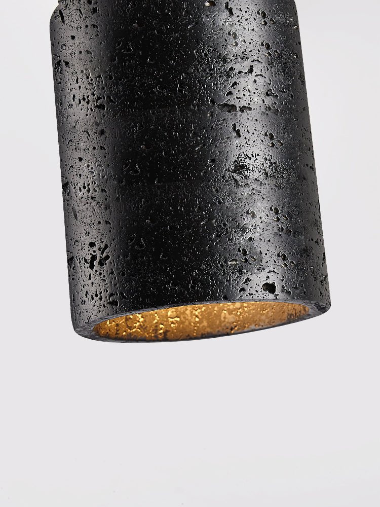 Draven Industrial Travertine Ceiling Light