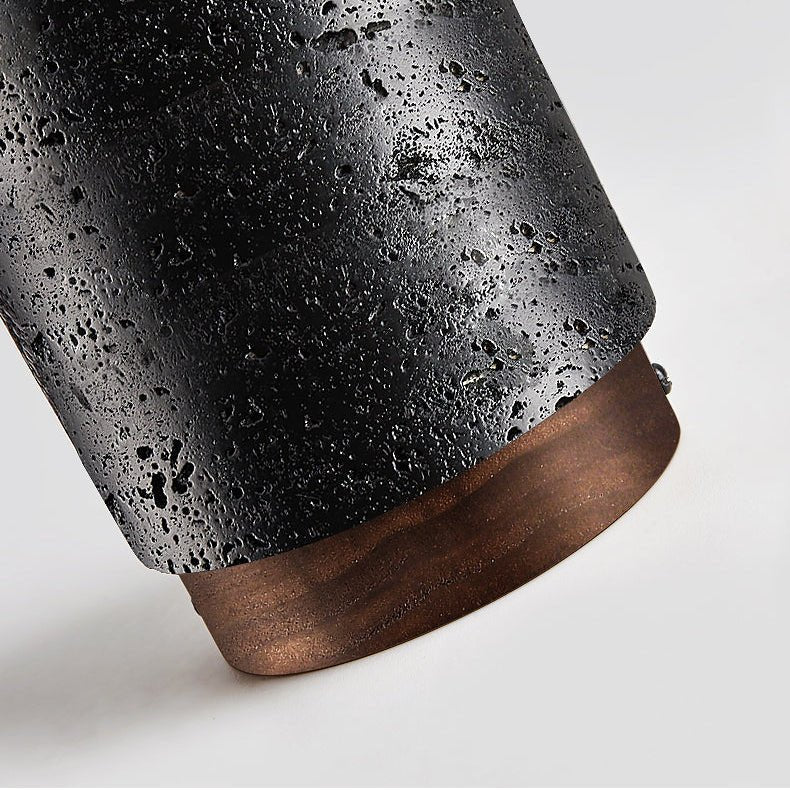 Draven Industrial Travertine Ceiling Light