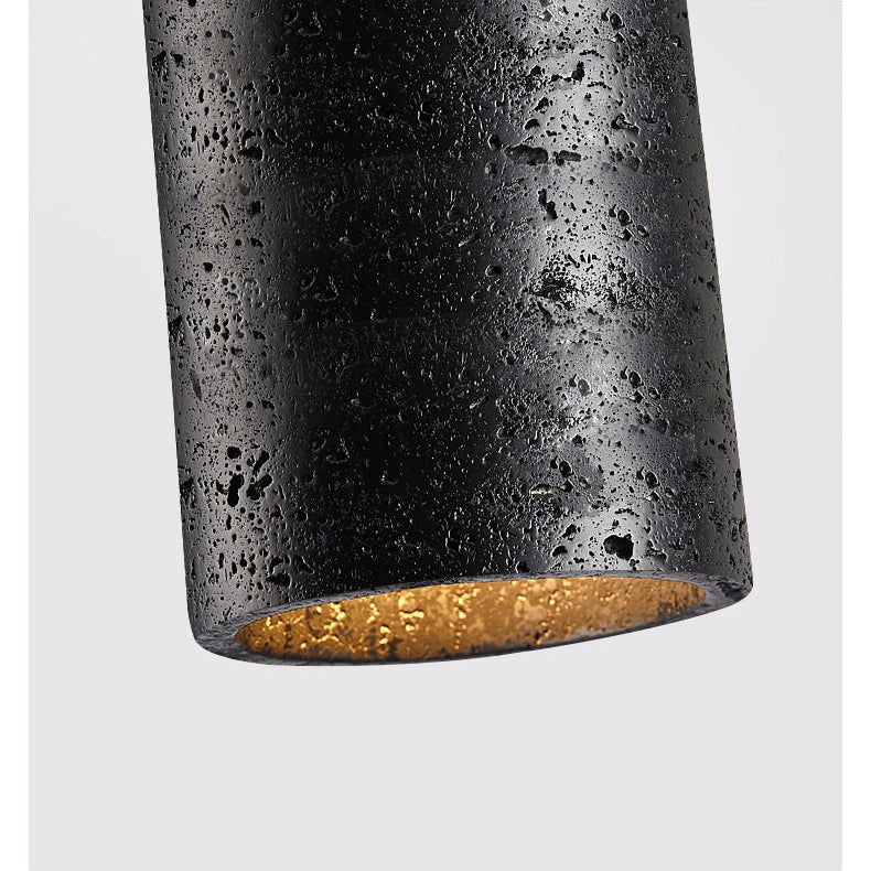 Draven Industrial Travertine Ceiling Light