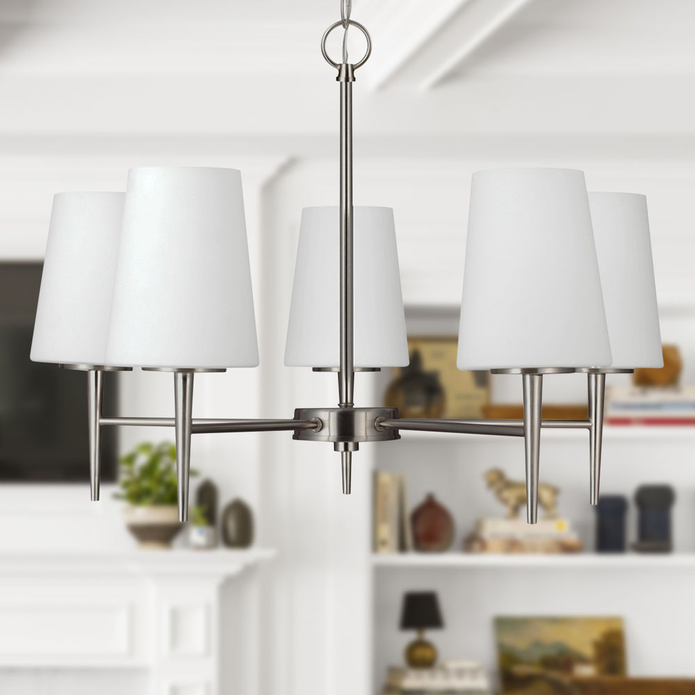 Gaze Elegance Vintage Brass Glass Chandelier - Letslighting