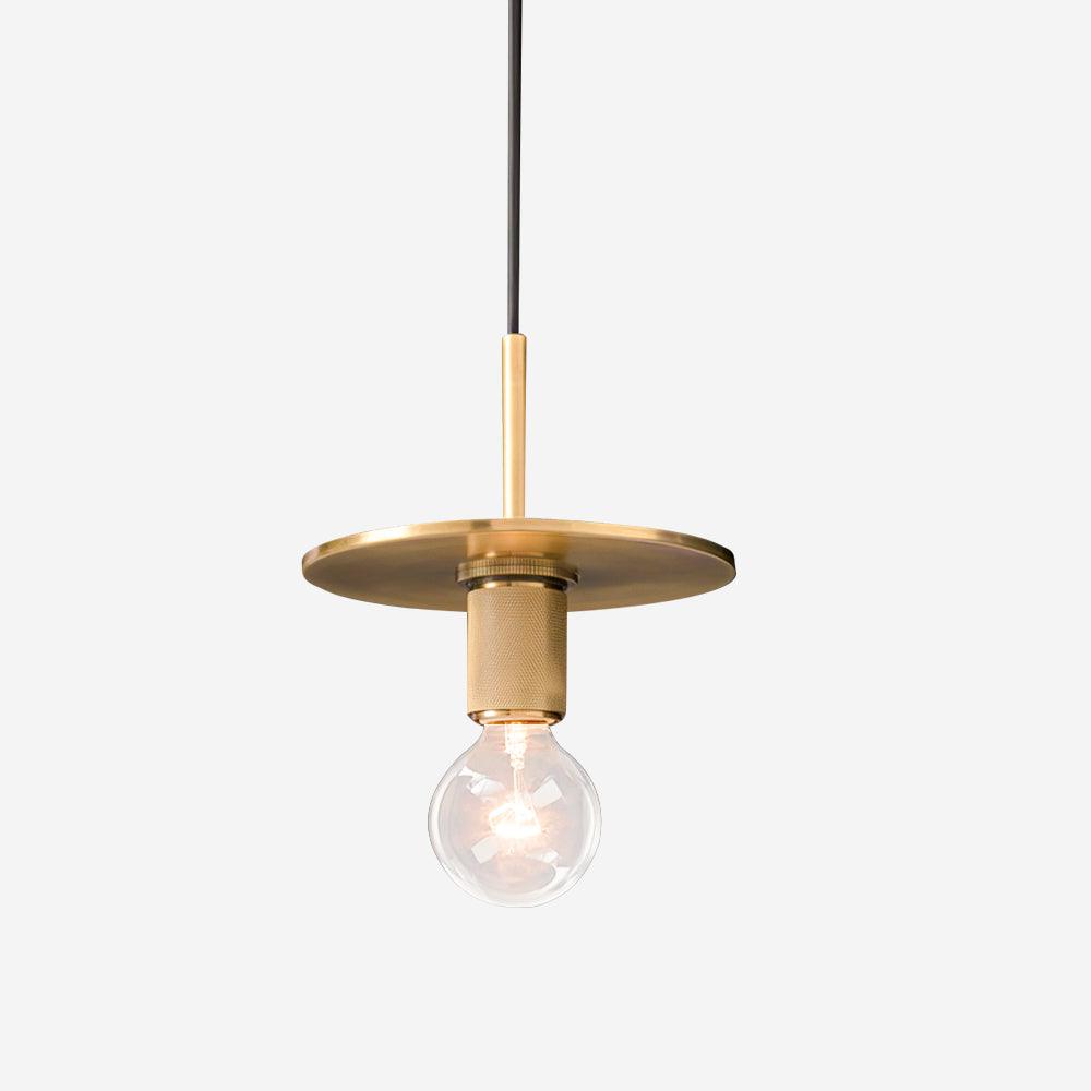 Pendant Lamp Brass Minimalist Fixture for Dining or Kitchen - Letslighting