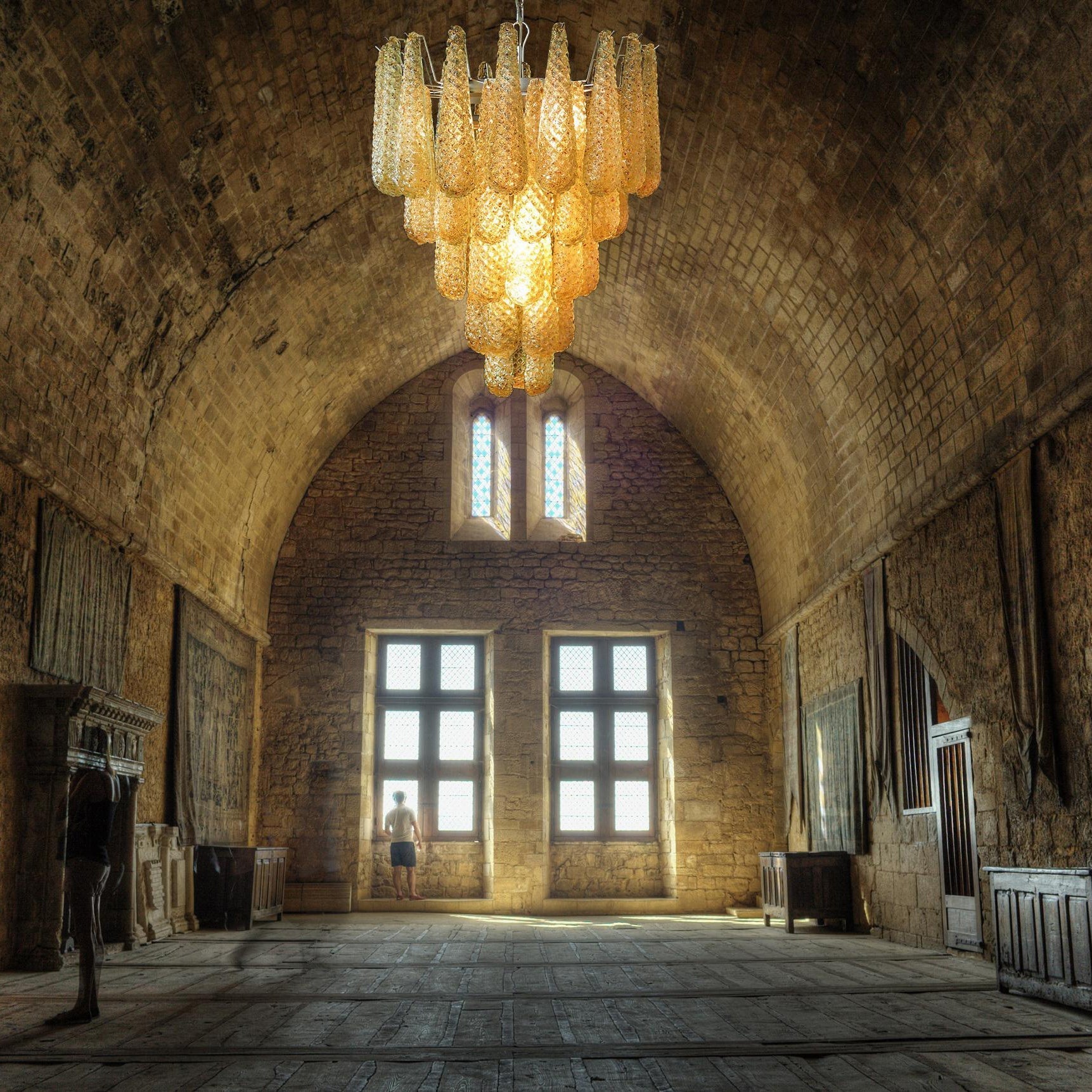 Inset Premium Drop Murano Glass Chandelier - Letslighting