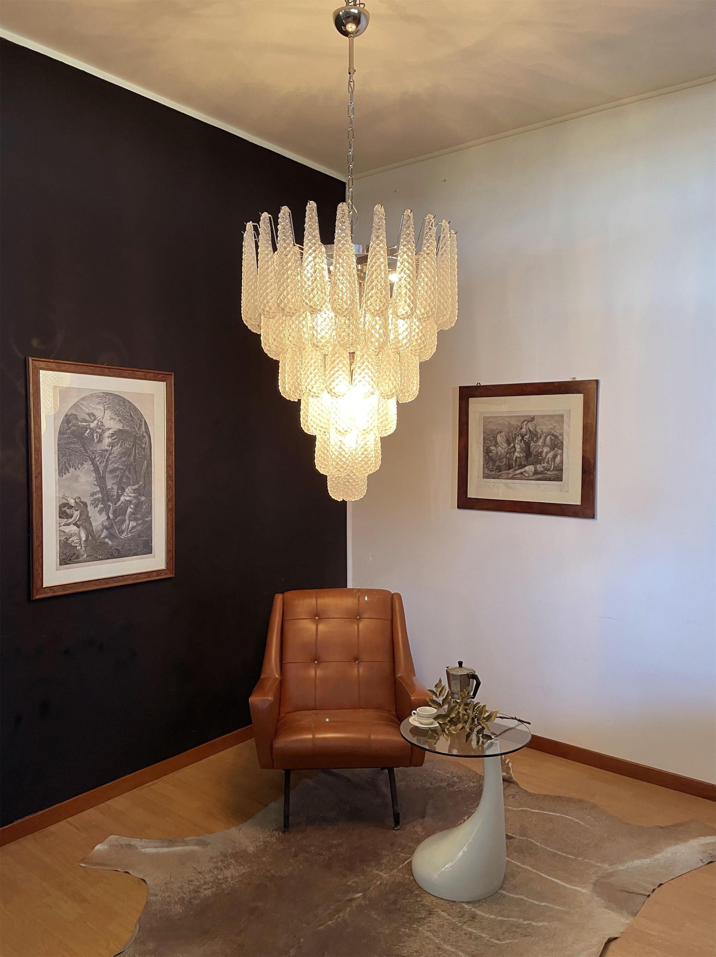 Inset Premium Drop Murano Glass Chandelier - Letslighting