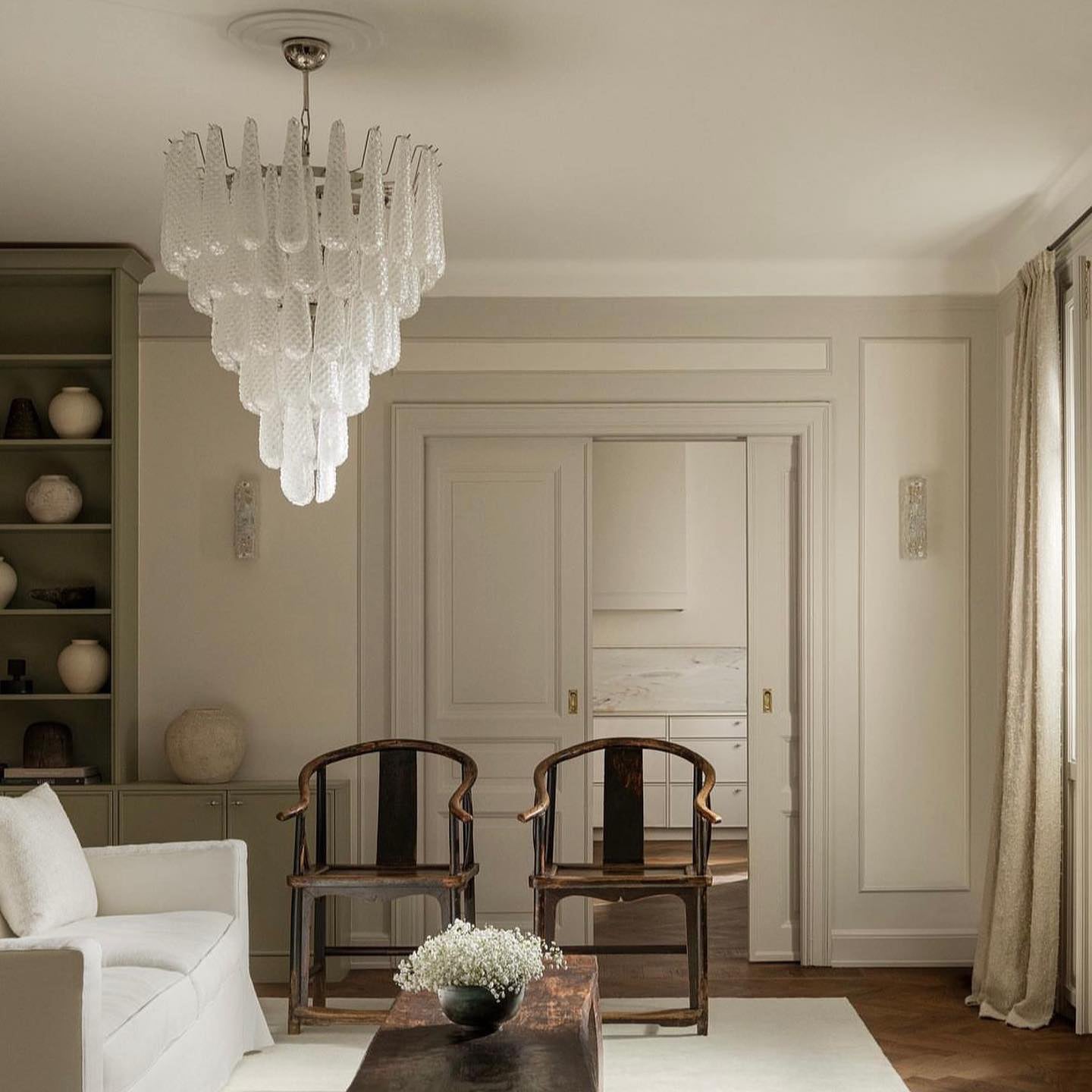 Inset Premium Drop Murano Glass Chandelier - Letslighting